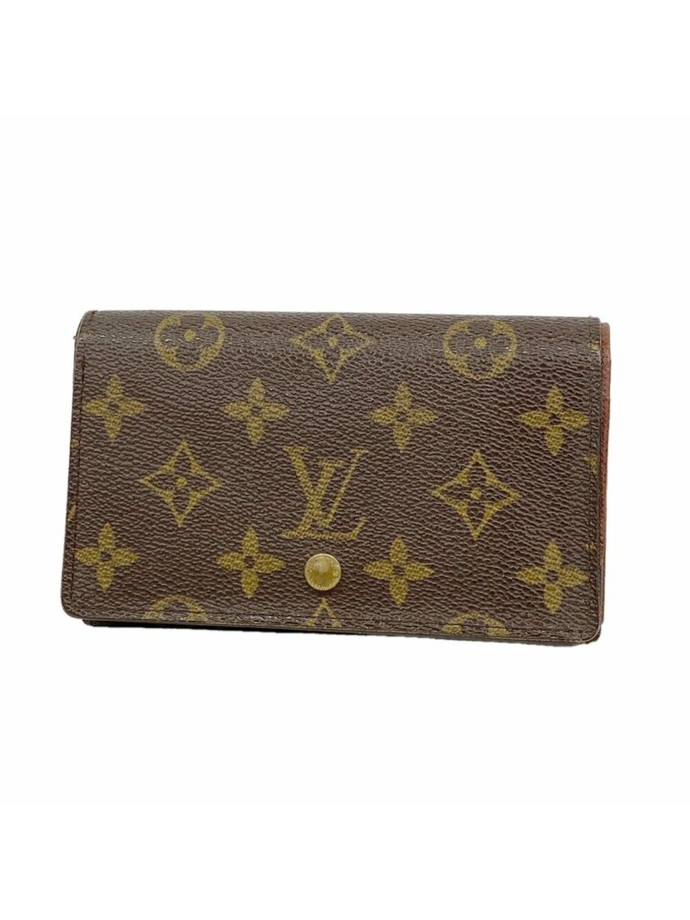 Louis Vuitton Wallet Monogram Porte Monnaie Billets Tresor Brown